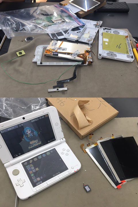 3DS自己修理失敗で当店へ修理依頼!