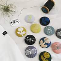 ミナペルホネン ハンドメイドブローチ再入荷!!