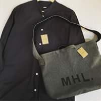 MHL. VINTAGE WOOL COTTON 2WAYバッグ