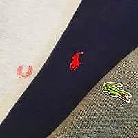 IZOD LACOSTE / Polo by Ralph Lauren / FRED PERRY