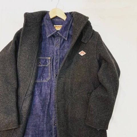 DANTON ウールモッサ シングルフードコート 2019AW