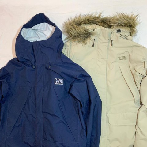 THE NORTH FACE、HELLY-HANSEN