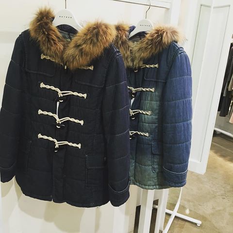 デニム中綿ダッフル