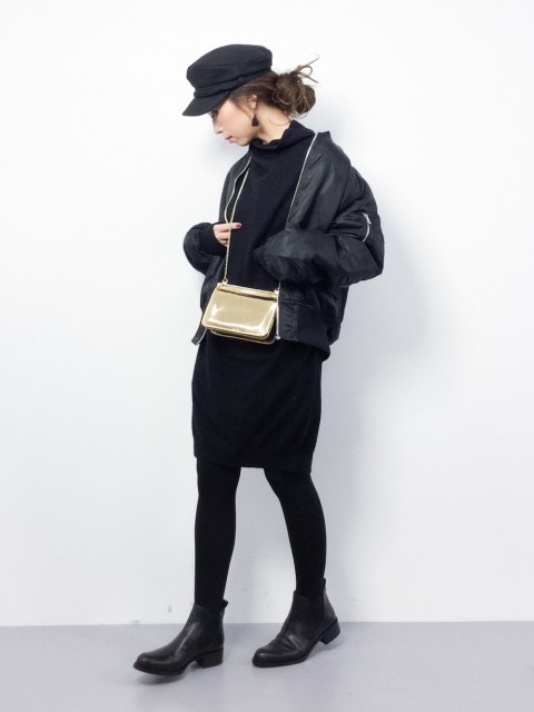 ブラックコーデ