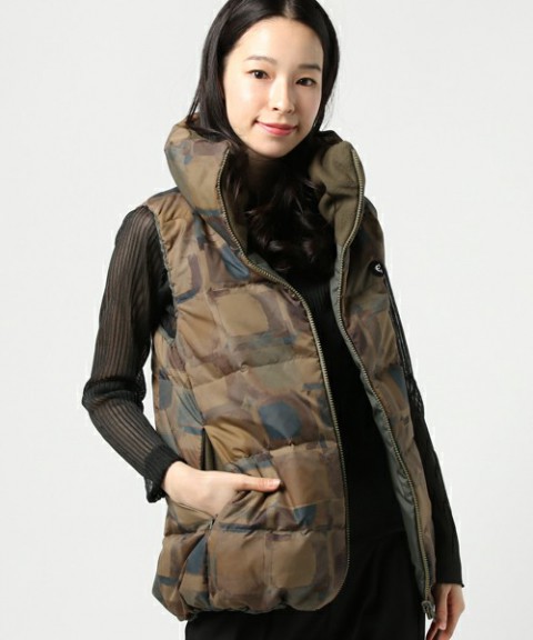 ダウン着用写真