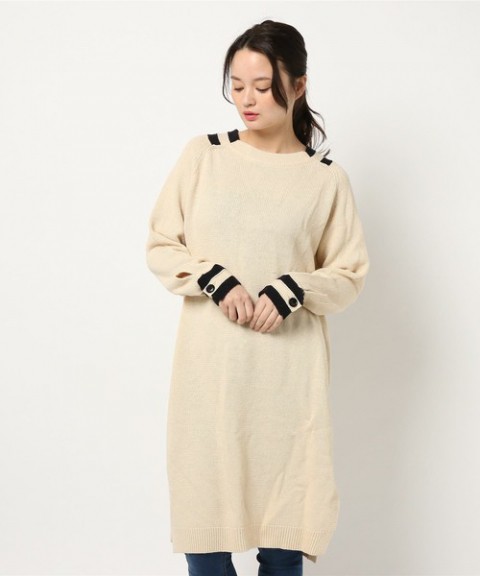 お出かけニットワンピース