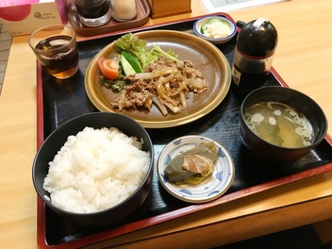 森食堂　焼き肉定食