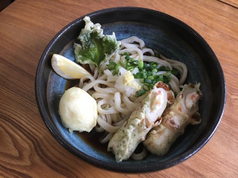 ぶっかけポテサラちくわ天うどん新発売