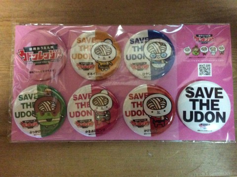 SAVE THE UDON　缶バッジ