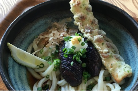 ぶっかけ茄子の煮びたし好評販売中です。