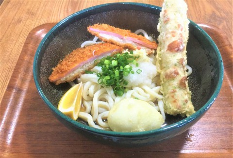 ぶっかけうどんハムカツ・チク・タマ発売です。