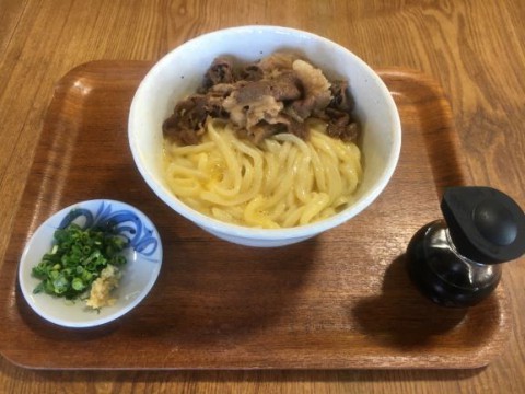 釜玉うどん牛肉のせ発売!