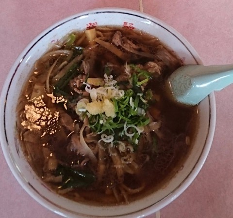 初めて  あいがも ラーメンを 食しました‼️