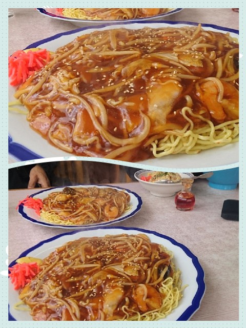 北京さんであんかけ 焼きそばを
