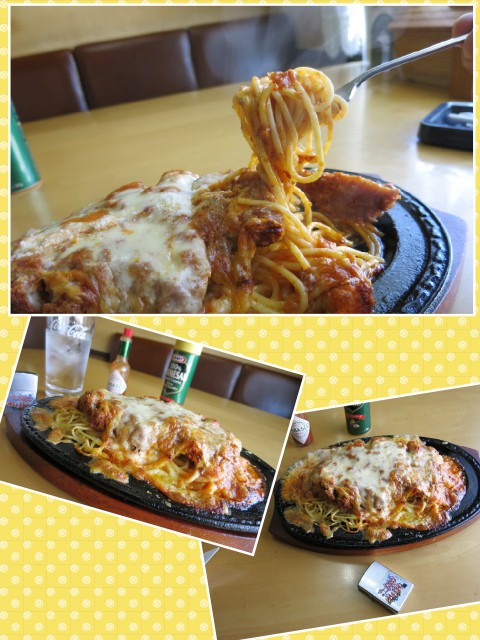 エスポワールさんでランチタ～イム スパカツ チーズを