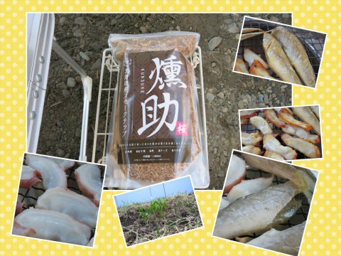 我が家にも 春が～行者にんにく生えてきた‼️ さー燻製作業を