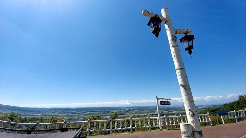 秋晴れの十勝…ここからの景色は～♪　十勝らしさの代表だね!