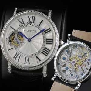 軽くて精確なカルティエ、Cartierの超激得安くて黒い男女兼用腕時計