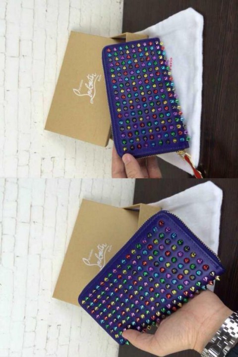 CHRISTIAN LOUBOUTIN 人気 ルブタン 偽物 財布 ロングウォレット