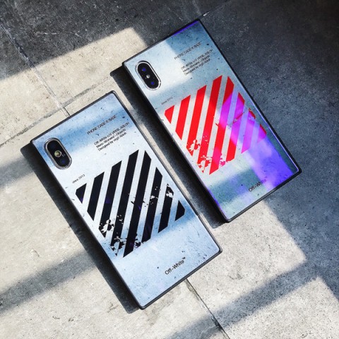 オフホワイト iphone X ケース シュプリーム ストリート系ブランド