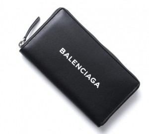 高級 バレンシアガ 財布 BALENCIAGA ファスナー長財布