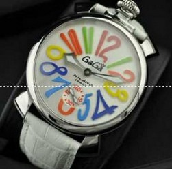 爆買い人気GAGA MILANO ガガミラノ マニュアル 48MM 夜光効果 生活防水