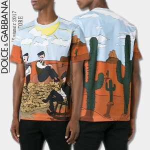 17春夏 ドルチェ&ガッバーナ DOLCE&GABBANA 値下げ!半袖Tシャツ