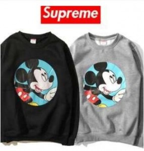 プリントトレーナーSUPREMEスウェット長袖 2色