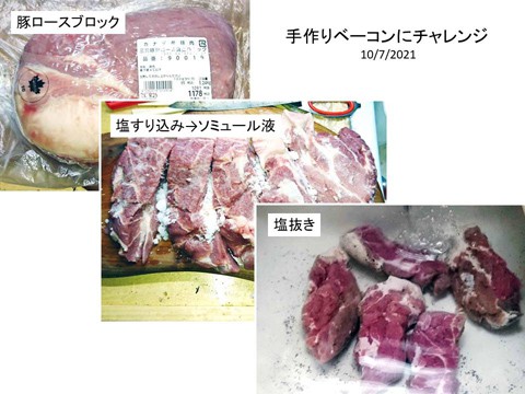 燻製作り(9) 手作りベーコン