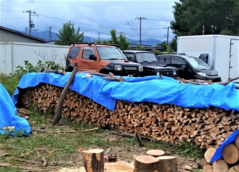 札幌の木こり(6) 薪割りは一段落