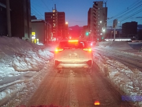 雪まつりが終わり雪解けへ