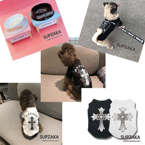 クロムハーツ 犬の服 フードボウル リード ハーネス 犬用品 人気