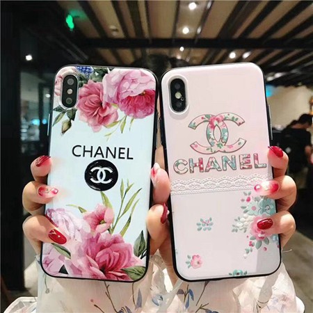 CHANEL iPhoneXS Max ケース花柄 シャネル ケース 浮き彫り 可愛い
