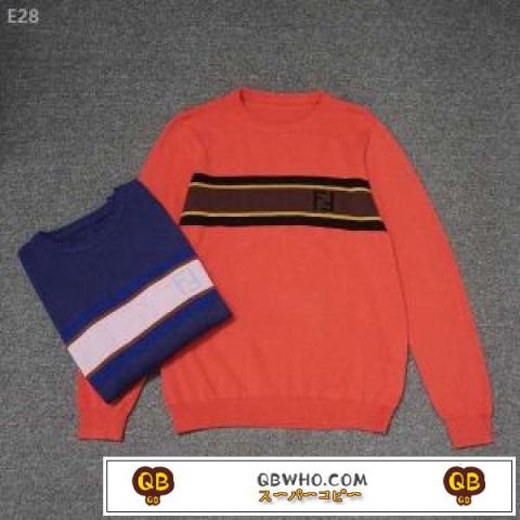 フェンデイ パーカー スーパーコピー オレンジ セーター FENDI 人気