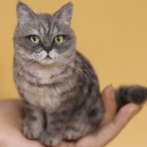 【オーダーメイドペット】羊毛フェルト うちの子 猫 犬 ぬいぐるみ