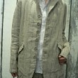 リネンへリンボンストライプジャケット pas de calais（パドカレ）
