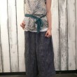 リネンシャンブレーはかまパンツ pas de calais（パドカレ）