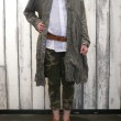 リネンシャンブレー切替コート pas de calais（パドカレ）