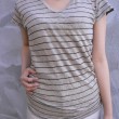 リネンリバースニットボーダーTee pas de calais（パドカレ）