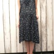 ランダムドットシルクワンピース pas de calais（パドカレ）　