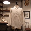 「Yarmo」PULLOVER GATHER SHIRTS / White