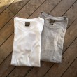 「A VONTADE」TUBE NEPPED COTTON C/N POCKET T-SHIRT 