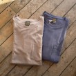 「A VONTADE」TUBE NEPPED COTTON C/N POCKET T-SHIRT 