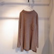 「A VONTADE」MELANGE PILE MOCK NECK / Coyote