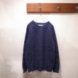 「Harley of Scotland」SHETLAND SWEATER / Denim